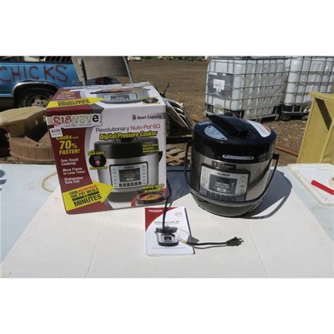 Nuwave Pressure Cooker - Schmalz Auctions