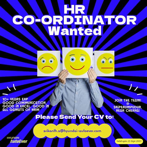 Hyundai AutoEver India on LinkedIn: #hrjobs #hrcoordinator #hrmanagement