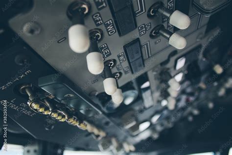 aircraft cockpit instruments Stock Photo | Adobe Stock