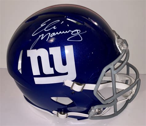 Eli Manning Signed Giants Speed Helmet - The Autograph Source