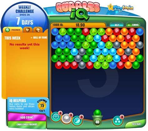 Bubbles IQ free online Bubble shooter game