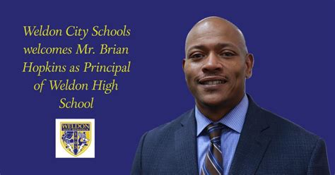 Weldon High School Welcomes New Principal | Weldon STEM High School Career Academies