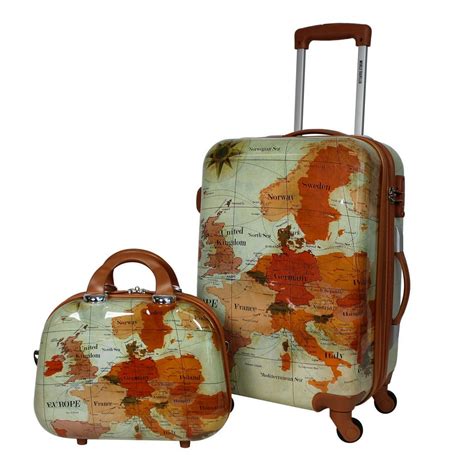 World Traveler - World Traveler Europe 2-Piece Carry-On Spinner Luggage ...