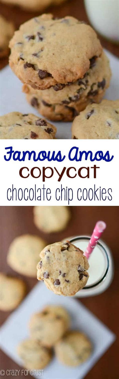 Famous Amos Copycat Chocolate Chip Cookie - Crazy for Crust