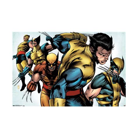 Trends International Marvel Comics - Wolverine - Evolution Wall Poster