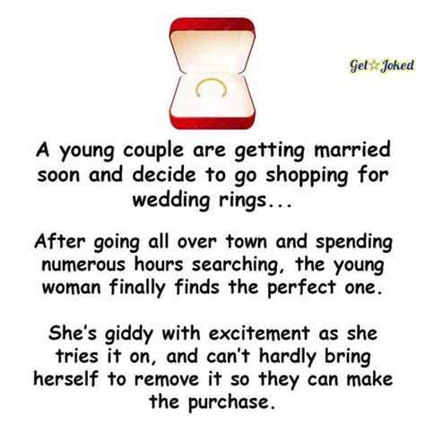 A Man Buying Wedding Ring – Funny Joke Of The Day