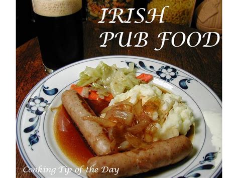 Cooking Tip of the Day: Irish Pub Food