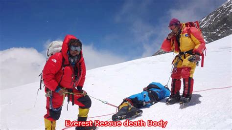 Everest Rescue death Body - YouTube