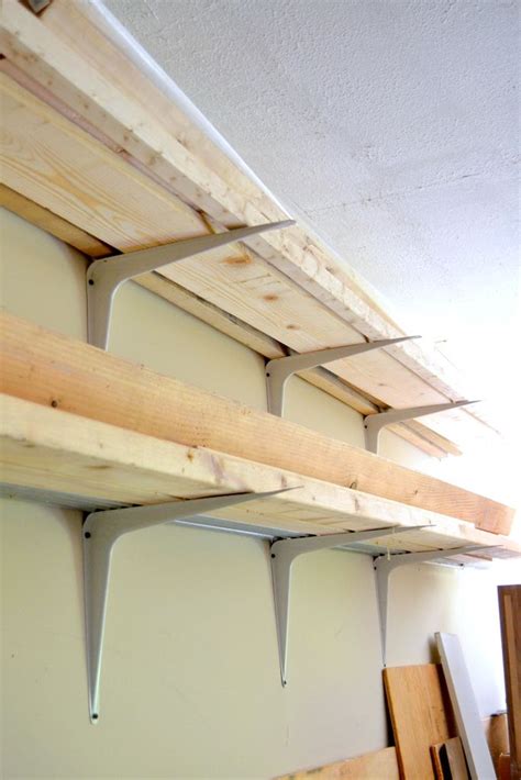 Cheap and Easy DIY Lumber Rack | Lumber rack, Diy lumber storage, Diy rack