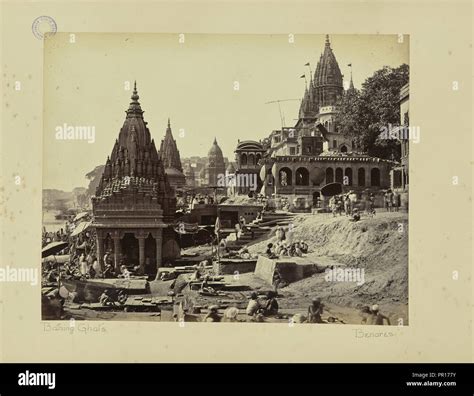 Benares; Vishnu Pud and Other Temples near the Burning Ghat; Samuel ...