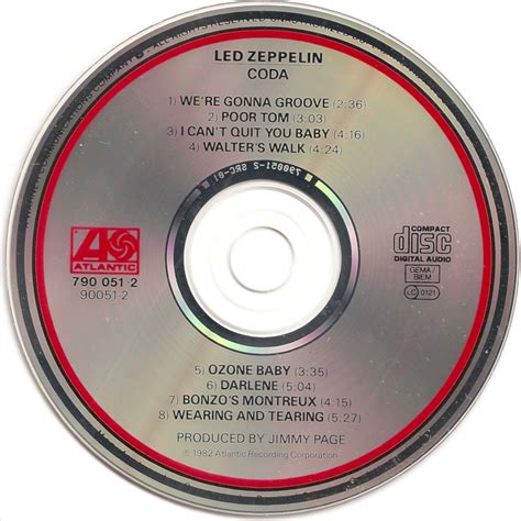 The First Pressing CD Collection: Led Zeppelin - Coda