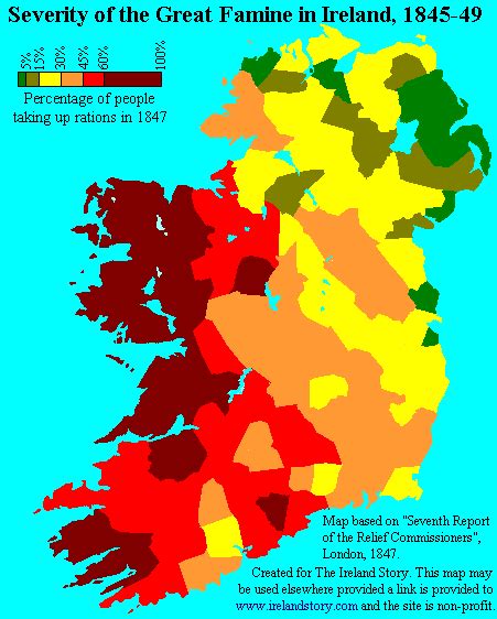 The Irish Famine: Distribution of Famine Effects