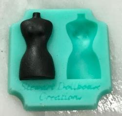 1:48 Dress Form Mold | Stewart Dollhouse Creations