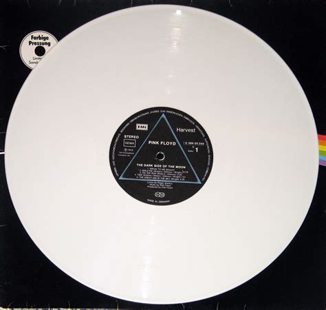 Rare White Vinyl Edition of Pink Floyd’s Dark Side of the Moon Vinyl Album Cover Gallery ...