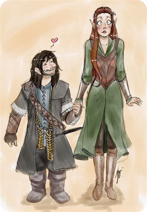 Kili and Tauriel by NienorGreenfield on DeviantArt | Kili and tauriel ...