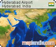 Hyderabad Airport | Hyderabad Google Satellite Map