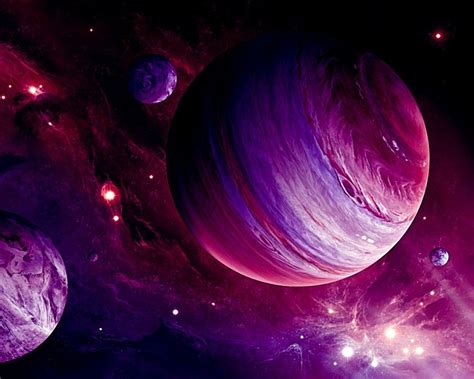 Purple Planet Wallpapers - Top Free Purple Planet Backgrounds - WallpaperAccess