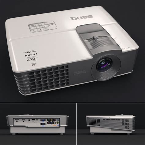 Projector benq w1070 3D model - TurboSquid 1411906