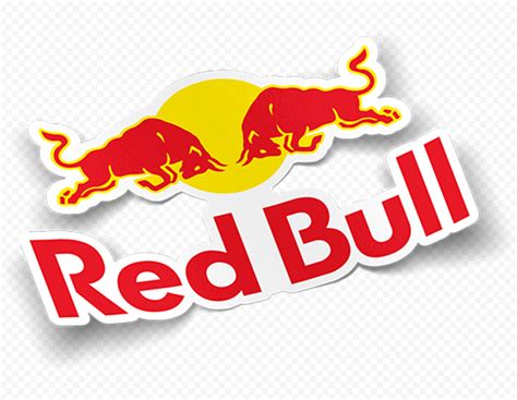 HD Red Bull Logo 3D Stickers PNG | Citypng