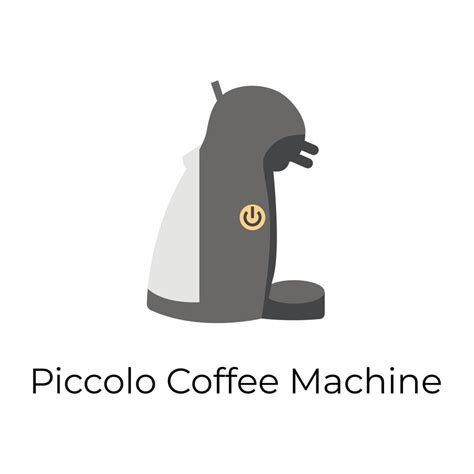 Piccolo Coffee Machine 13956359 Vector Art at Vecteezy