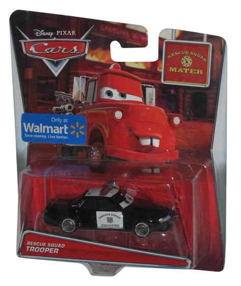 Disney Pixar Cars Movie Rescue Mater Squad Trooper Toy Car - Walmart.com