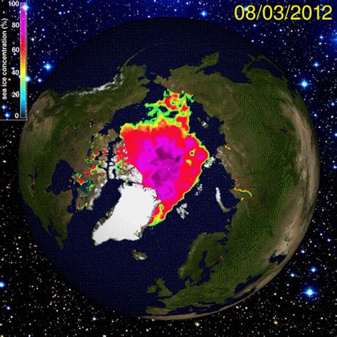 Massive Arctic storm batters sea ice