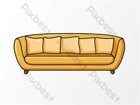 Drawing Minimalist Modern Sofa Elements PNG Images | PSD Free Download ...