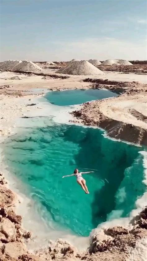 The Salt Pools of Siwa Oasis, Egypt!😍😍@aureliestory | Adventure travel ...