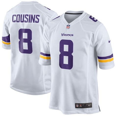 Nike Kirk Cousins Minnesota Vikings White Game Jersey