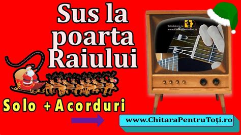 Sus la poarta Raiului - Colindă românească - YouTube