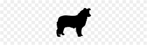 Border Collie Silhouette My Silhouettes Dog - Dog Silhouette Clip Art - FlyClipart