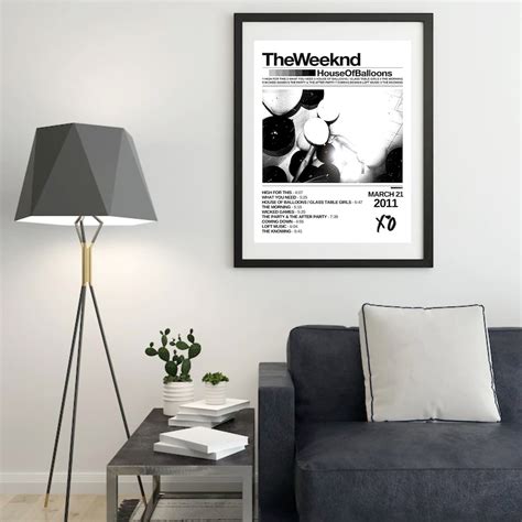 The Weeknd Poster House of Balloons Album Cover Poster - Etsy