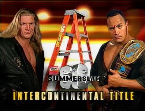 Triple H vs. The Rock Summerslam 1998 : r/WWEMatchGraphics