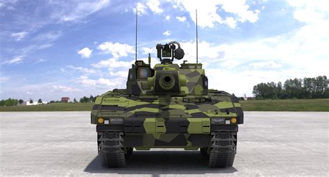 Cv90 120-t light tank 3D model - TurboSquid 1170096