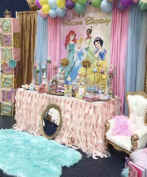 Disney Princess Party Backdrop Personalized Step & Repeat - Designed ...