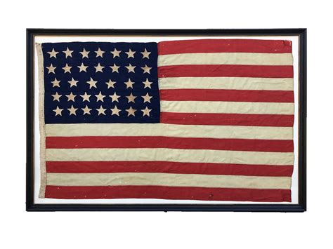 34 Star American Flag (1861-1863) — Michael Hall Antiques