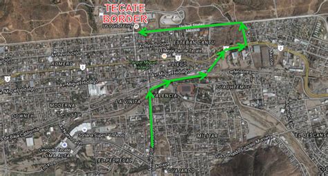 Tecate Border Directions