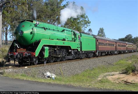 New South Wales Government Railways #3801, a 4-6-2 "Pacific" locomotive ...