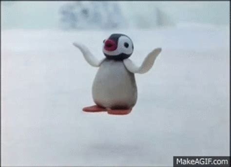 Pingu Excited GIF - Pingu Excited Pinga - Discover & Share GIFs