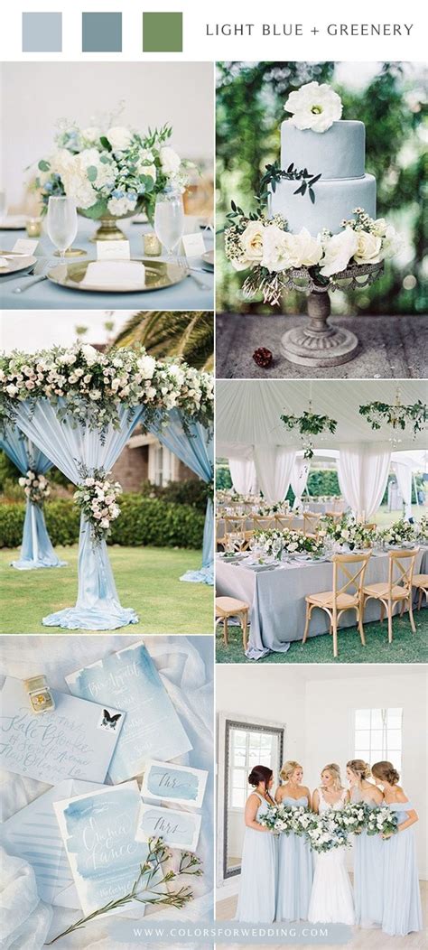 Top 10 Light Blue Wedding Color Palette Ideas for Spring Summer Wedding