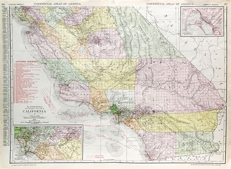 California State Railroad Map (c. 1917) - Scrimshaw Gallery