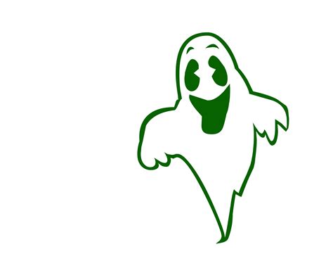 Image of happy clipart ghost | CreepyHalloweenImages