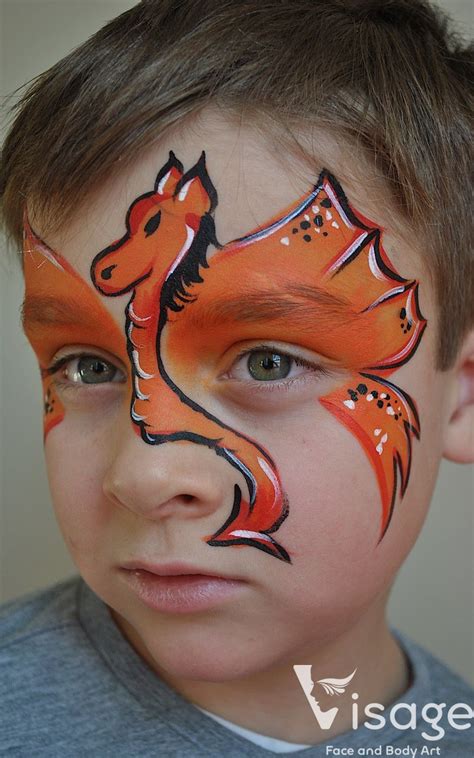 Calgary Facepainting - Dragon | Face painting, Face, Carnival face paint