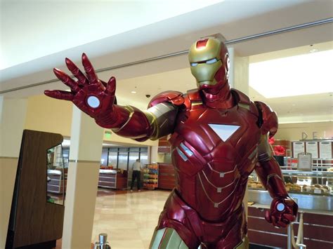 Hollywood Movie Costumes and Props: Iron Man 2 suit on display... Original film costumes and ...