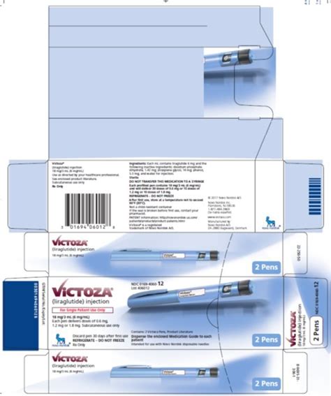 Victoza - FDA prescribing information, side effects and uses