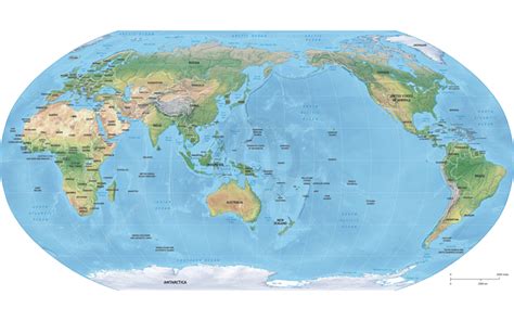 Download wallpapers map of the Earth, 4k, geographic map, Earth relief ...