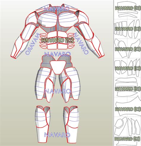 Muscle Suit Cosplay - Muscle Suit Eva Foam Template | Cosplay armor, Cosplay costumes for men ...