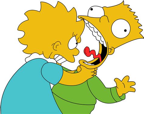 Download Simpsons Sibling Rivalry | Wallpapers.com