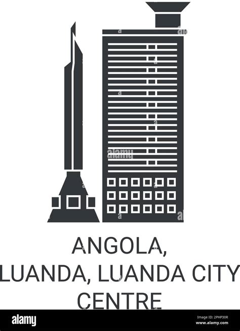 Angola, Luanda, Luanda City Centre travel landmark vector illustration Stock Vector Image & Art ...