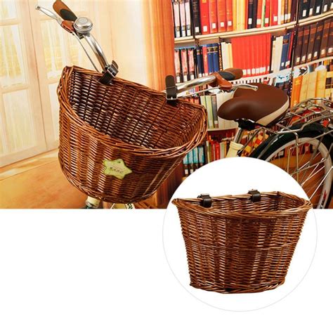 Wicker Bicycle Basket | Bike Accessories World | Wicker bicycle basket, Bicycle basket, Wicker